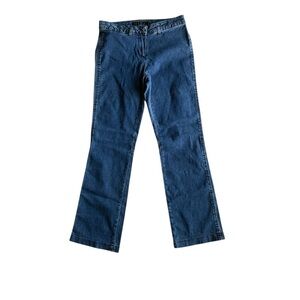 Theory Cropped Classic Blue Denim Jeans Size 26